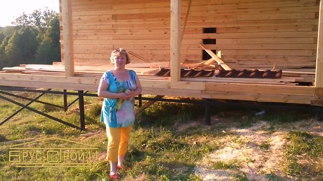 Видеоотзыв о строительстве дома Тульская область д. Галкино смотреть онлайн