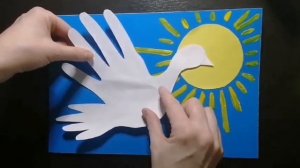 Аппликация «Голубь мира»