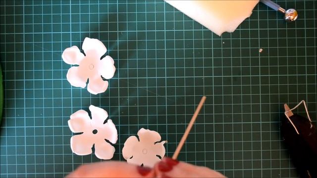 Róża - foamiran - video tutorial - OBiels02 - Цветок из фоамирана - flower смотреть онлайн
