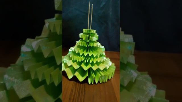 Поделка ЁЛОЧКА из бумаги своими руками. смотреть онлайн