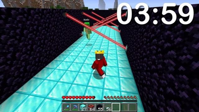 WE BUILT THE BEST UNDERGROUND TUNNELS! 5 SECONDS VS 1 MIN VS 5 MIN (Minecraft) смотреть онлайн