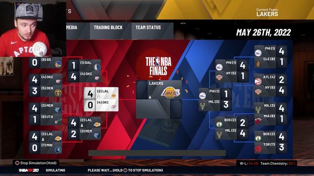 ЛЕБРОН ИЛИ ДЖОРДАН? - СИМУЛЯЦИЯ КАРЬЕРЫ ЛЕБРОНА! - НБА 2К20 Перестройка Лос-Анджелес Лейкерс