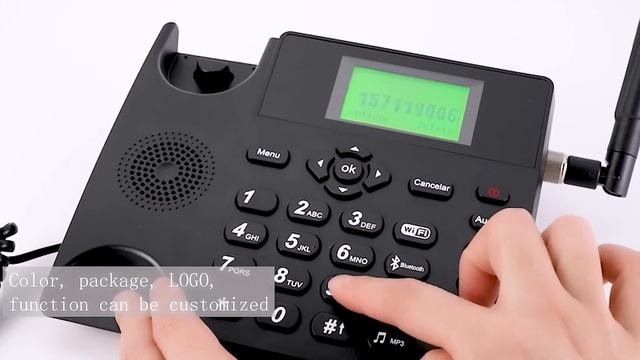 1000mAh Battery Dual SIM Cordless Landline Phone VOLTE WIFI Hotspot смотреть онлайн