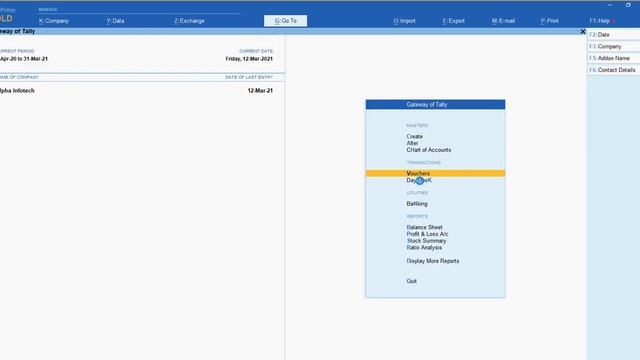 Tally Add On : Display Godown Name in Daybook in Tally Prime Software смотреть онлайн