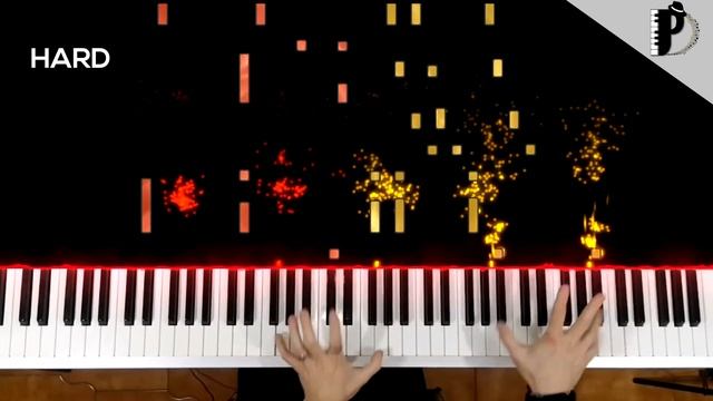 Coffin Dance Piano Tutorial | EASY to VERY HARD смотреть онлайн