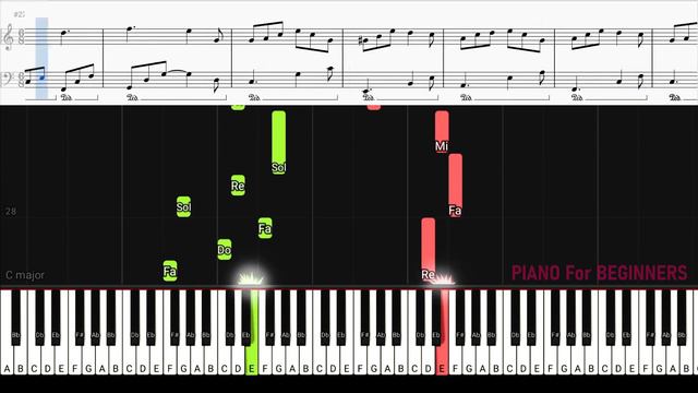 Snowman Easy - Sia | PIANO For BEGINNER смотреть онлайн