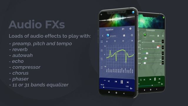 Selenium 4 - Music player, Audio Cutter and Visualizer for Android смотреть онлайн