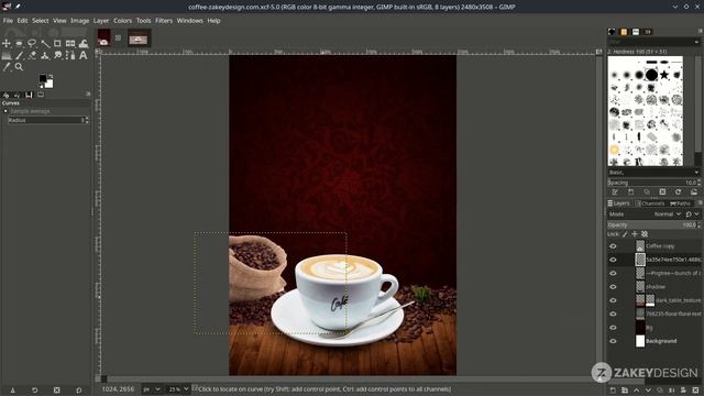 Gimp Tutorial : Coffee Poster Design смотреть онлайн