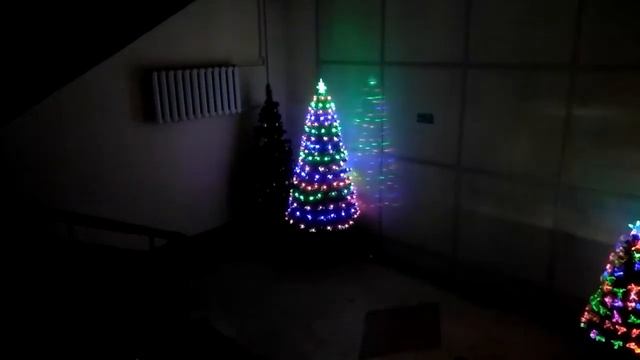 Елка со встроенными светодиодами 210 см. смотреть онлайн