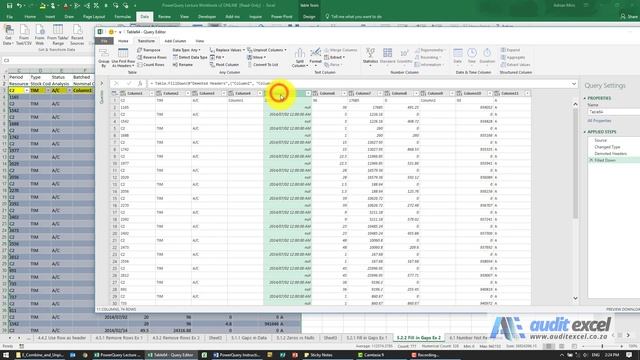 Combine 2 rows into 1 record in Power Query смотреть онлайн
