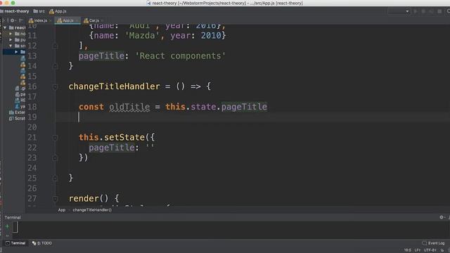 Блок 3. Основы React Урок 3. Изменение State смотреть онлайн
