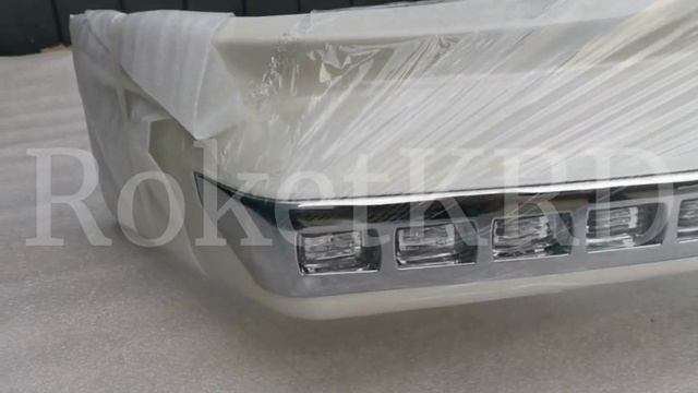 Обвес передний Toyota Land Cruiser 200 12-2015 LED смотреть онлайн