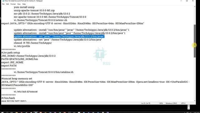 How To Install Java and Tomcat On Centos 8 смотреть онлайн