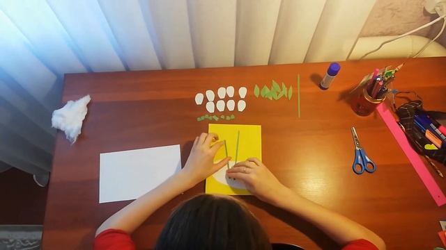 Аппликация Весенняя полянка смотреть онлайн