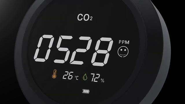 Термогігрометр з датчиком CO2 RZTK PTH-5