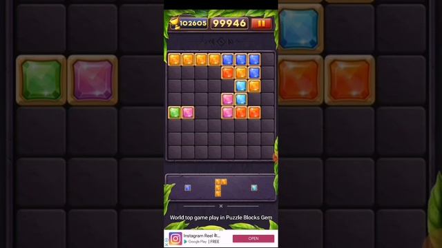 World Best Game Play Block Puzzle Jewel 100K++ Score Highest in the World смотреть онлайн