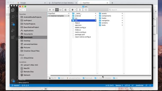 How To Use Material Design React Native Template in Expo Project смотреть онлайн