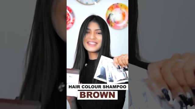 Instant Hair Colour Brown Shampoo | Hair Repairing | Healthy Lush Brown Hair | Thewellnessshop.in смотреть онлайн