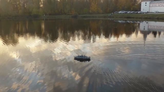 Утки под контролем: на тихвинских Таборах водный патруль смотреть онлайн