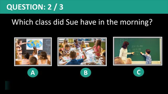 Listen and select the correct picture - B (medium) level - listening exercise - Easy English Lesso смотреть онлайн