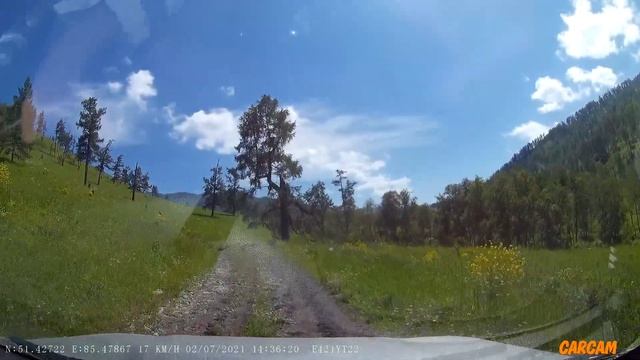 дорога Мухор-Черга - Верх-Черга, всё выше и выше смотреть онлайн