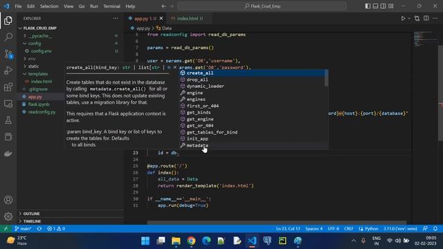 Python Flask Employee data project part 1 смотреть онлайн