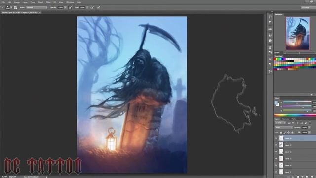 Speedpainting - "The Tomb Guard" смотреть онлайн