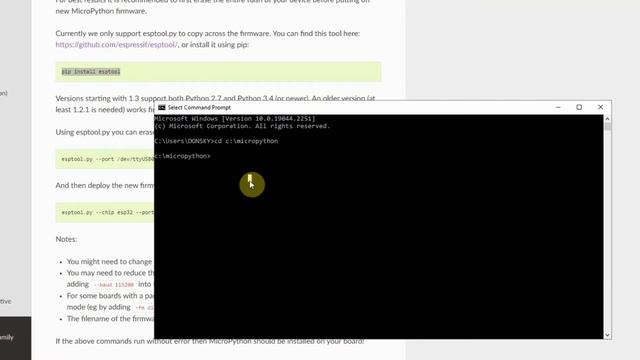 How to install MicroPython firmware on ESP32/ESP8266 смотреть онлайн