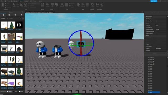 UNDERTALE: Last Breath Sans phase 1-2 speed making | Roblox Studio смотреть онлайн