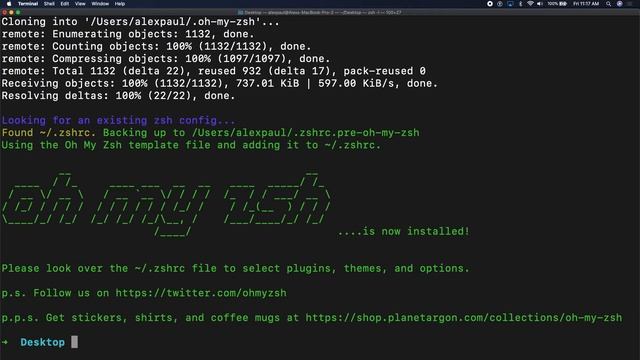 Using zsh and oh my zsh framework смотреть онлайн