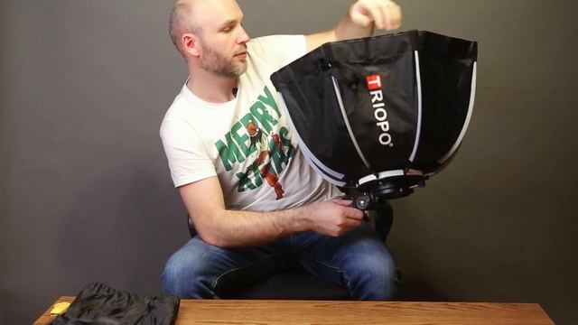Разыгрываю свой Softbox 40/40  и распаковка софтбокс TRIOPO 55см с Aliexpress