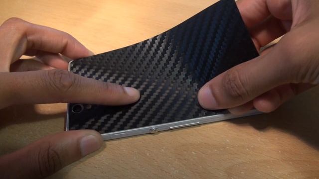 SONY XPERIA Z Carbon Skin Install / Review смотреть онлайн