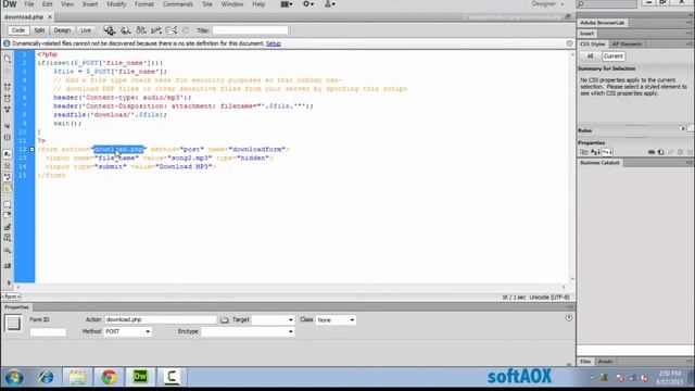 PHP Forced Downloads Tutorial смотреть онлайн