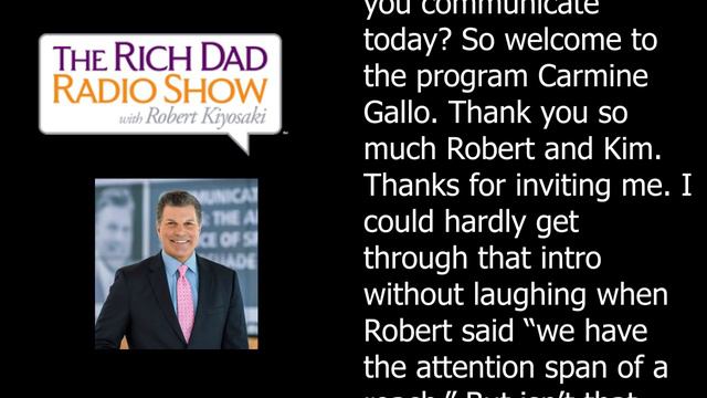 Bestselling Authors Carmine Gallo and Robert Kiyosaki on Communication Skills смотреть онлайн