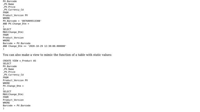 What are best practices for storing many iterations of a product in an RDBMS? (3 Solutions!!) смотреть онлайн
