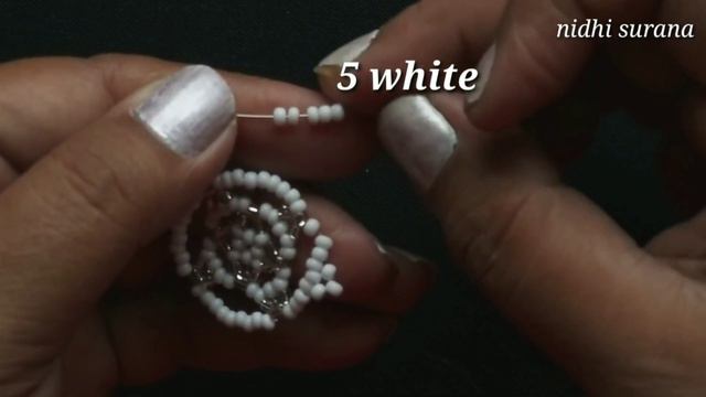 ⚜️Pure White Beaded Earrings/ Seed Beads Jewelry/Aretes Tutorial Diy