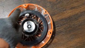 Ремонт ручного стартера. Как правильно заменить веревку