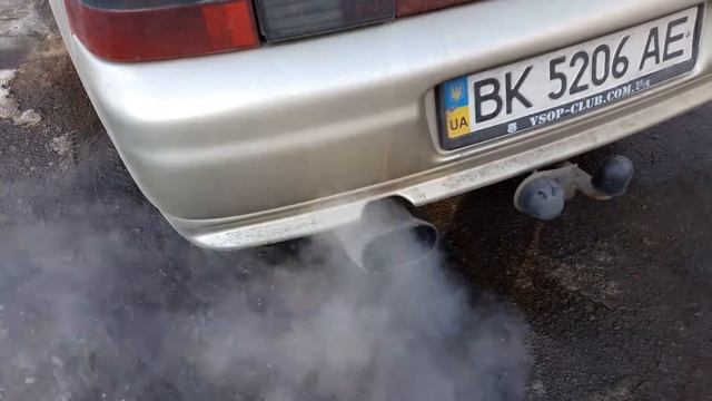 Вихлоп а-ля Subaru на ВАЗ 2112.