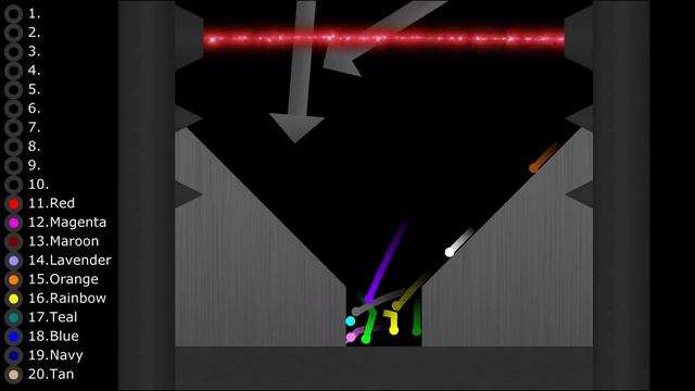 Don't Get Left Behind - Marble Race In Algodoo