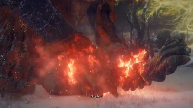 Elden Ring Easy beat Fire GIant with katana смотреть онлайн