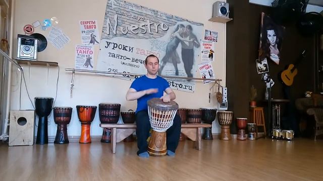 Композиция для Джембе на 3/4 (часть 1). Djembe 3/4 смотреть онлайн