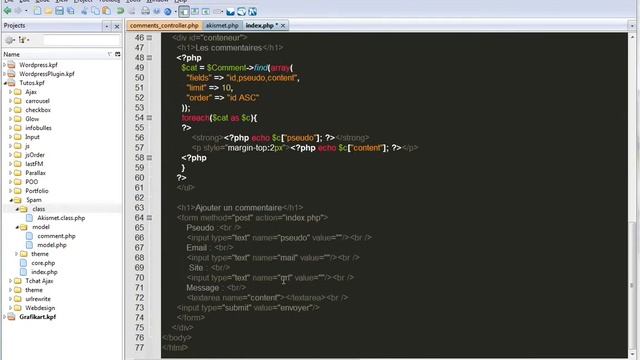 Tutoriel PHP : Filtrer le spam avec Akismet смотреть онлайн