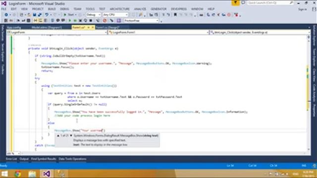 C# Tutorial : Create Login Form with SQL Server | FoxLearn смотреть онлайн