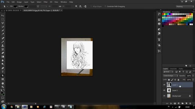 Tutorial Cara mengubah Foto menjadi Sketsa Photoshop cs 6 смотреть онлайн