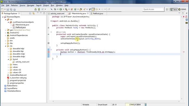 Java Objects in Activities: Android Programming смотреть онлайн