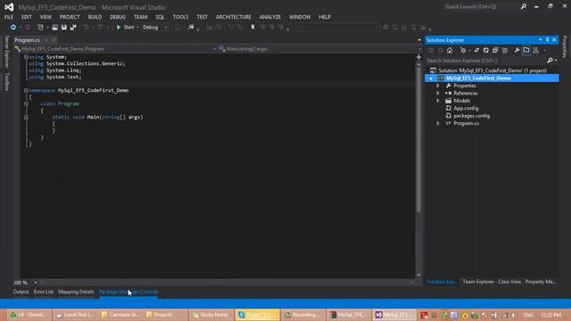 Entity Framework 5 Mysql Tutorial смотреть онлайн