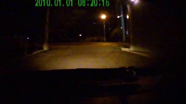 Ночной режим авто видеорегистратора с ИК подсветкой. смотреть онлайн