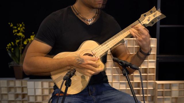 Bamboo Series Tenor Sized Ukulele by Ortega Guitars - Natural - RUNAB-TE смотреть онлайн