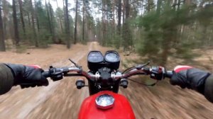 Покатушка на ИЖ Планета 5 на дамбу #1