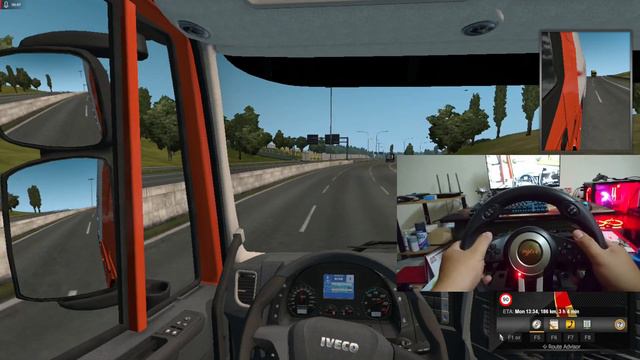 PXN V3 PRO PXN V3II STEERING WHEEL REVIEW (EURO TRUCK SIMULATOR 2)